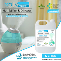 DAILY DESINFEKTAN / DISINFEKTAN 5 LITER KHUSUS HUMIDIFIER & DIFFUSER ANTIBACTERIAL DAN VIRUS