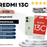 Redmi 13C 8/256 Smartphone dengan Baterai 6000 mAh