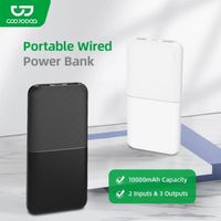 Powerbank Goojodoq 10000 mAh Real Capacity Dual USB Output Cas Charger HP