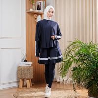 Baju Olahraga One Set Setelan Atasan Baju Dan Rok Legging Stella Jersy 
