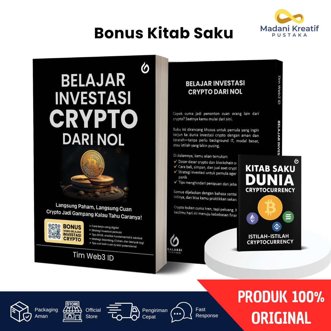 Jual BUKU BELAJAR INVESTASI CRYPTO DARI NOL PANDUAN CRYPTO T