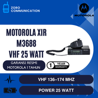 Motorola XiR M3688 VHF 25 Watt Radio RIG Original Garansi Resmi Motorola