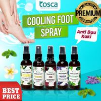 TOSCA Cooling Foot Spray Fruity Series Penghilang Bau Kaki Melembabkan Kulit Kaki 60ML