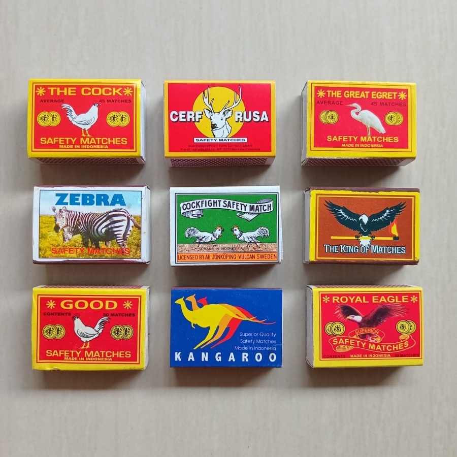 Jual koleksi 9 jenis korek api jadul dengan Harga Terbaik d