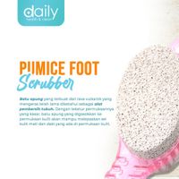 BATU APUNG PENGGOSOK KAKI / PUMICE FOOT SCRUBBER 4 IN 1 DAILY