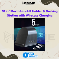 10in1 Adapter Wireless Charger HP Holder Port Hub Extension Docking Type-C 