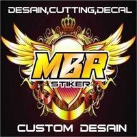 Stiker decal sangkar kotak