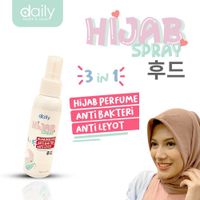 DAILY HIJAB SPRAY ORIGINAL / SPRAY HIJAB ANTI LEYOT / PARFUM HIJAB ANTIBACTERIAL 100ML