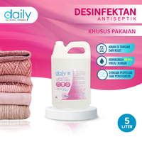 DAILY DESINFEKTAN FABRIC SPRAY ANTISEPTIC 5 LITER KHUSUS UNTUK PAKAIAN ANTIBACTERIAL