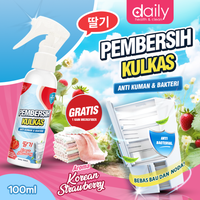 CAIRAN PEMBERSIH KULKAS ANTI BAKTERIAL 100mL / PENGHARUM DAN PEMBERSIH KULKAS DAILY