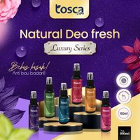 TOSCA Deodorant Spray Tawas Luxury Series Natural Deo Fresh Anti Bau Badan, Anti Bau Ketiak 100ML