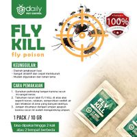 DAILY FLY KILL RACUN LALAT / SERBUK PEMBASMI LALAT / ANTI LALER