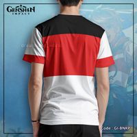 Kaos Fullprint Anime Game Genshin Impact Bennett x Keep
