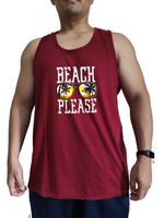 Singlet Distro Jumbo Beach Ukuran Besar 3XL 4XL lingkar dada 120cm - 128cm