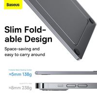 Baseus Phone Holder Stand Bracket Foldable Metal Penyangga HP Tablet Universal