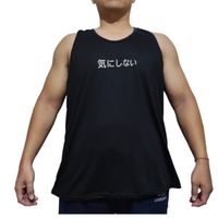 Singlet Distro Jumbo Kanji Ukuran Besar 3XL 4XL lingkar dada 120cm - 128cm