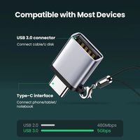 Ugreen 50283 OTG Mini Adapter Flashdisk Konverter USB to Type C