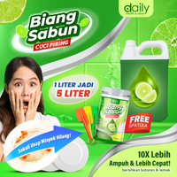 DAILY BIANG SABUN CUCI PIRING 5 LITER / BIBIT DISH WASH DIY