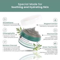 Scarlett whitening Herbalism Mugwort Mask100g