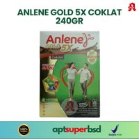 ANLENE GOLD 5X COKLAT 240GR