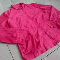 Crocodile Ladies Semi Parka Jacket Pink size L