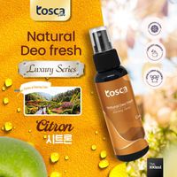 TOSCA Deodorant Spray Tawas Luxury Series Natural Deo Fresh Anti Bau Badan, Anti Bau Ketiak 100ML