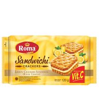 Roma Sandwichi Lemon Crackers Sandwich 114g