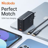 MCDODO Charger 120W Gan Power Super Fast Charging QC 5.0 PD USB C Kepala Adaptor Handphone 0771