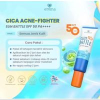 Emina Sun Battle Spf 50 Pa++++ Cica Acne Fighter Sunscreen 20 ml