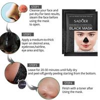 Masker Komedo Peel off Sadoer Black Mask