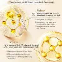 EGG RETINOL SNAKE VENOM GOLD MASK 100gr Face Masker Anti Aging Emas Peptide