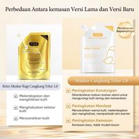 EGG-[BPOM]Masker Cangkang Telur Egg Shell Yeast Mask Cream Masker Wajah Mem