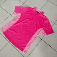 Freex Sport Half Zipper Running Tshirt Magenta size M