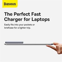 Baseus Gan5 Pro 65W Ultra Slim Travel Charger USB C Universal Adaptor Fast Charging