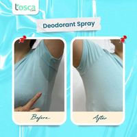 Tosca Deodorant Tawas Spray 60mL Mini Size Ampuh Cegah Bau Ketiak / Deodorant Cair Non Alkohol