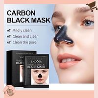 Masker Komedo Peel off Sadoer Black Mask