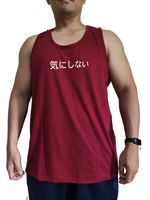 Singlet Distro Jumbo Kanji Ukuran Besar 3XL 4XL lingkar dada 120cm - 128cm
