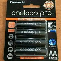 Baterai Panasonic Eneloop Pro AA A2 2550 mAh Jam Dinding Senter Japan