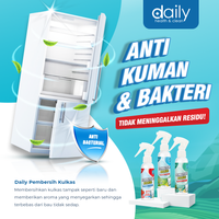 CAIRAN PEMBERSIH KULKAS ANTI BAKTERIAL 100mL / PENGHARUM DAN PEMBERSIH KULKAS DAILY