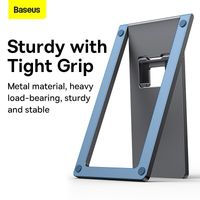 Baseus Phone Holder Stand Bracket Foldable Metal Penyangga HP Tablet Universal