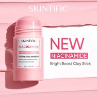  SKINTIFIC - Niacinamide Bright Boost Clay Stick 40g - ORI !! BPOM !!