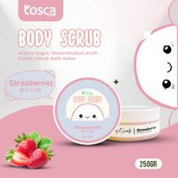 BODY SCRUB TOSCA LULUR / LULUR PELEMBUT DAN MENGHALUSKAN TUBUH