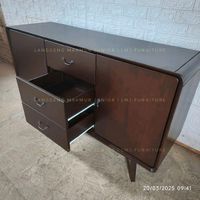bufet meja samping side credenza retro mid century 150cm jati jepara