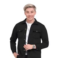 AZRcloth Jaket Pria Distro trucker pria bahan Fleece tebal Size M L XL XXL