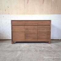 bufet credenza meja samping minimalis Sarah 150cm jati jepara