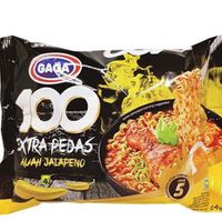 Gaga 100 Extra Pedas Kuah Jalapeno 75g