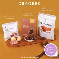 The RR Chocolate Dragees Casual Cokelat Dark Almond Strawberry Milk