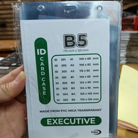 Plastik ID Card ukuran B5 (170 x 120 mm)