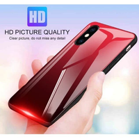IPHONE 11 PRO GRADIENT COLOURFULL TEMPERED GLASS CASE