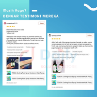 Cooling Foot Spray Tosca Deodorant Kaki Penghilang Bau Tidak Sedap Pada Kaki
